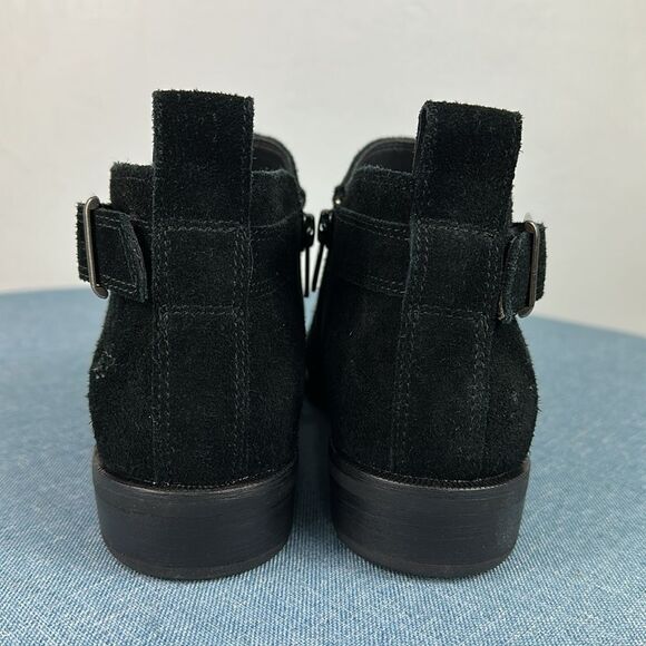 UGG Black Suede Zip Up Waterproof Ankle Boots Size 6 - Picture 3 of 7